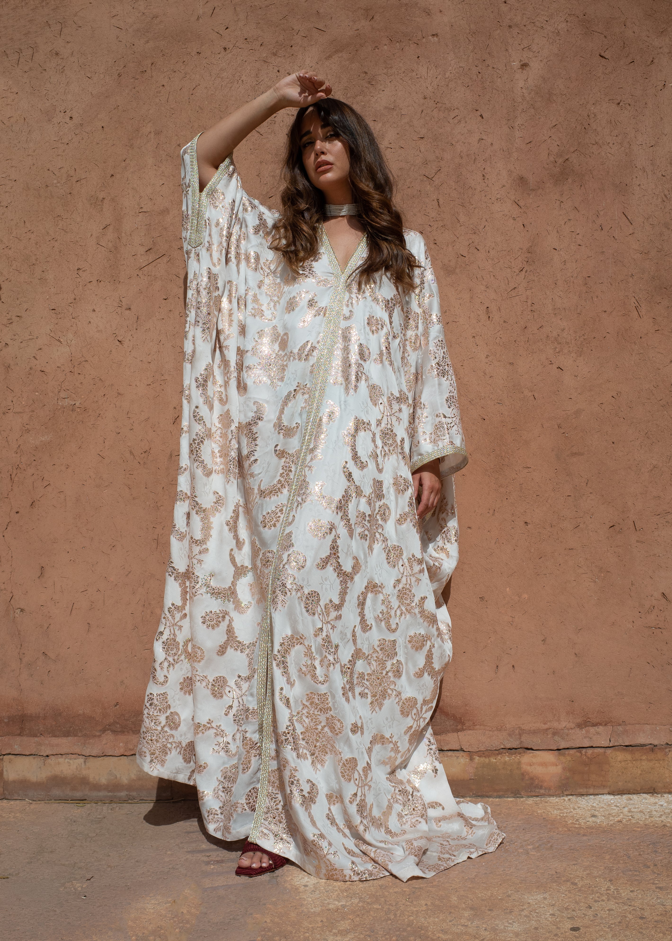 ADAMA SILK KAFTAN / UNIQUE PIECE