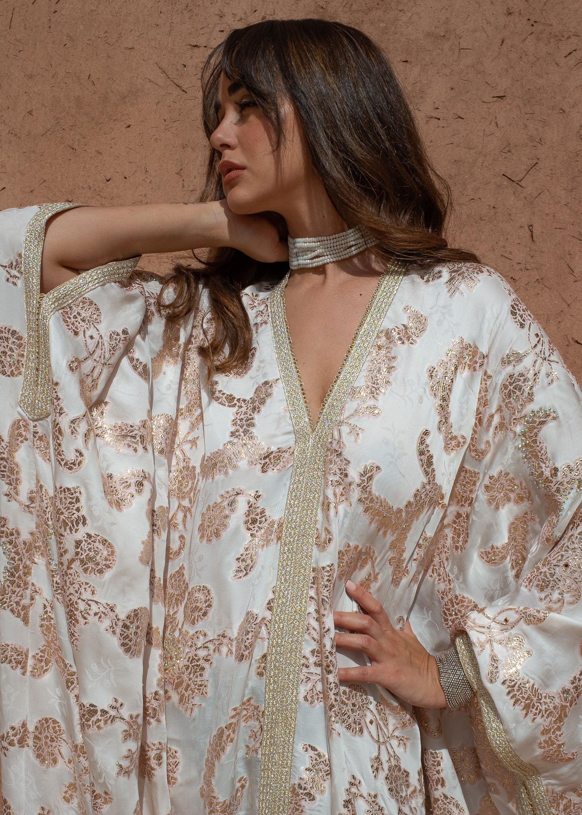 ADAMA SILK KAFTAN / UNIQUE PIECE