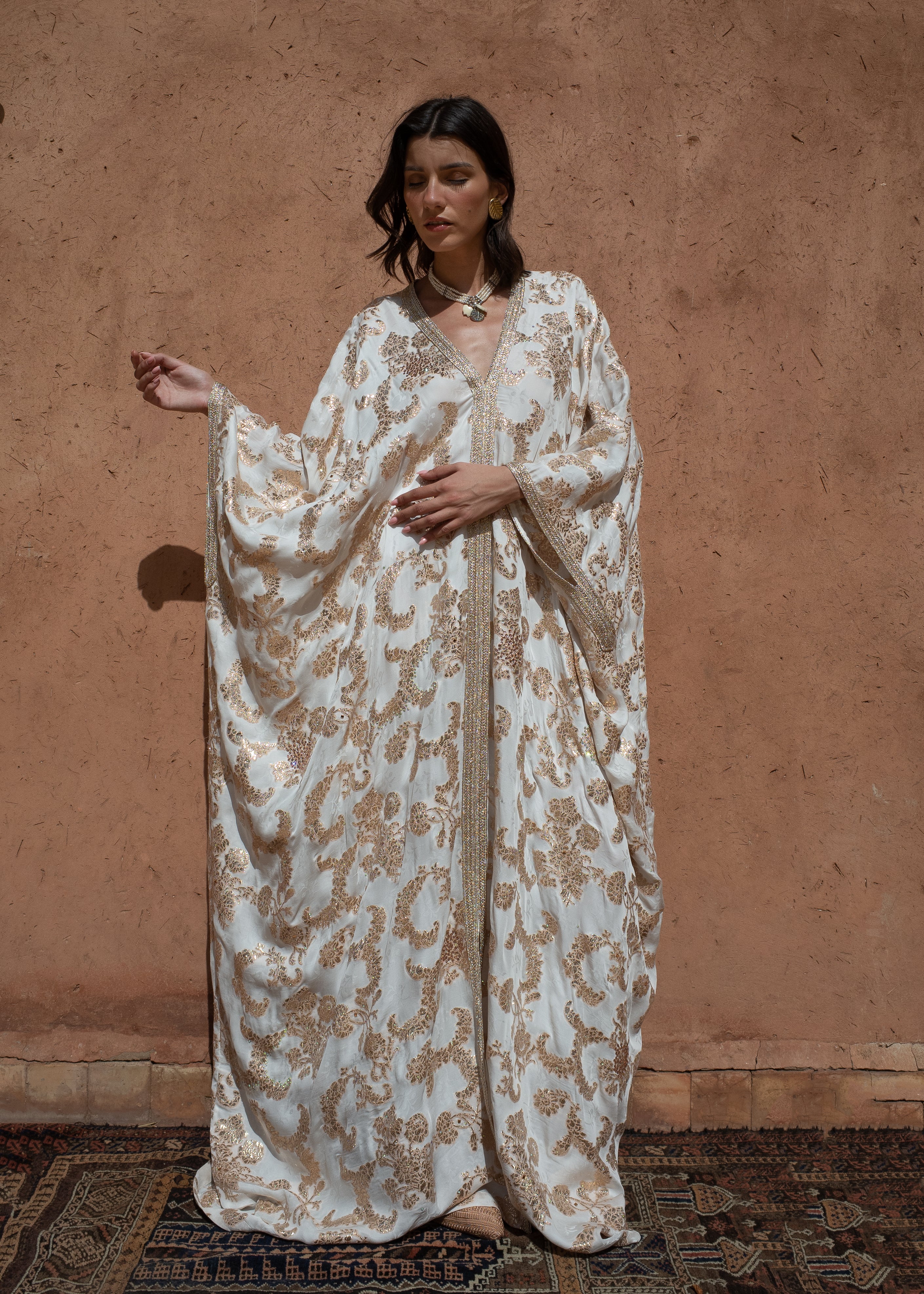 ADAMA SILK KAFTAN / UNIQUE PIECE