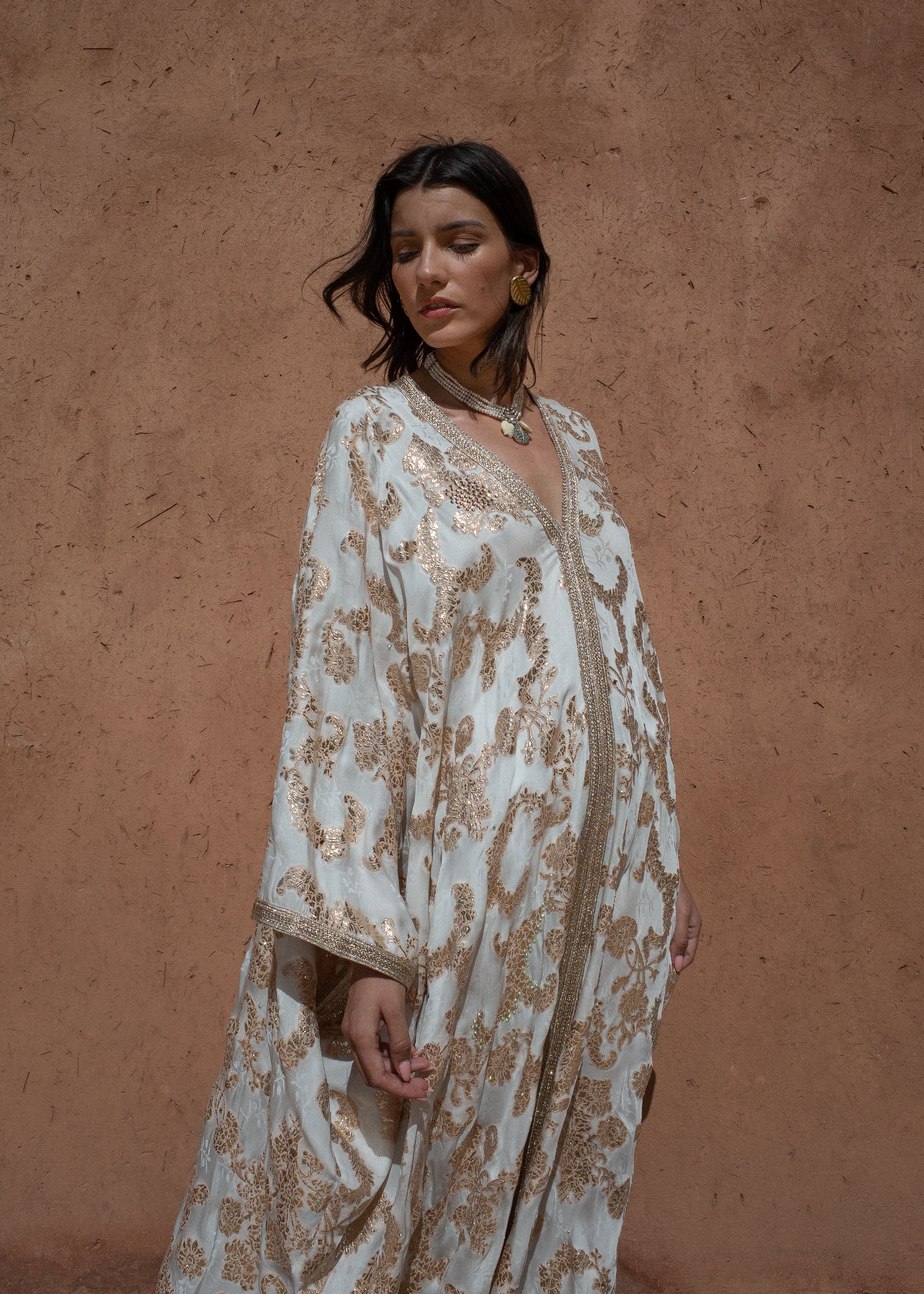 ADAMA SILK KAFTAN / UNIQUE PIECE