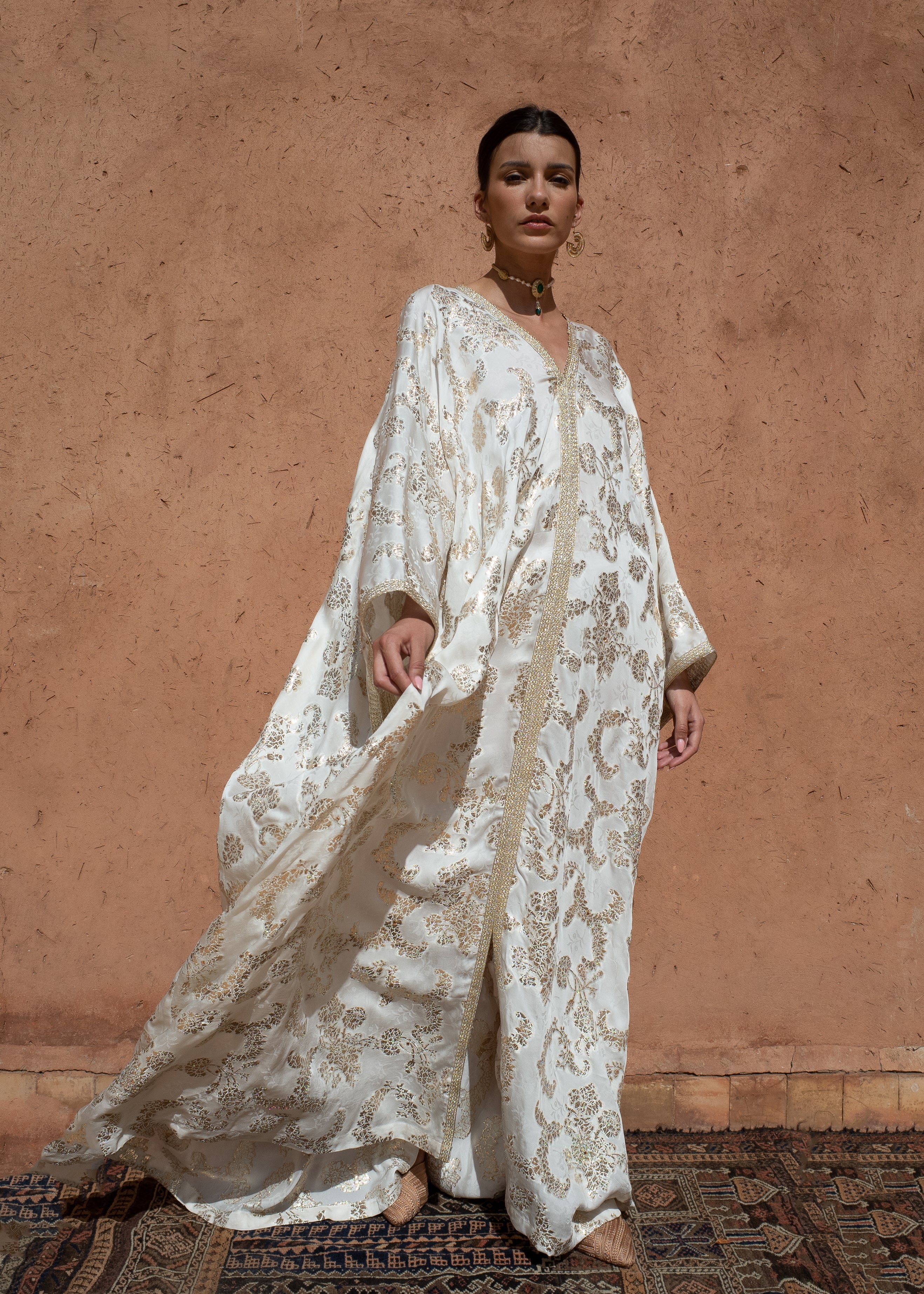 ADAMA SILK KAFTAN / UNIQUE PIECE