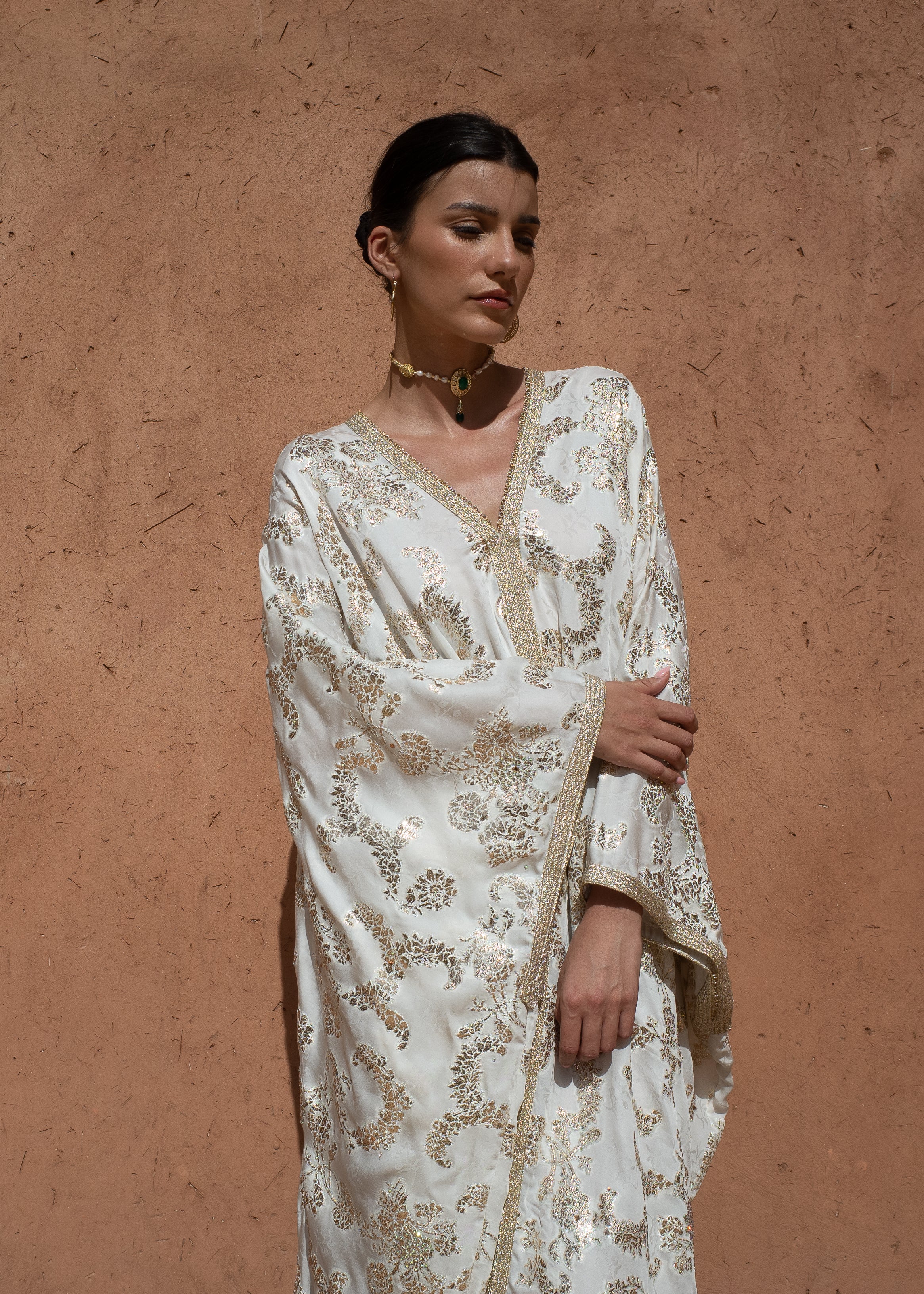 ADAMA SILK KAFTAN / UNIQUE PIECE