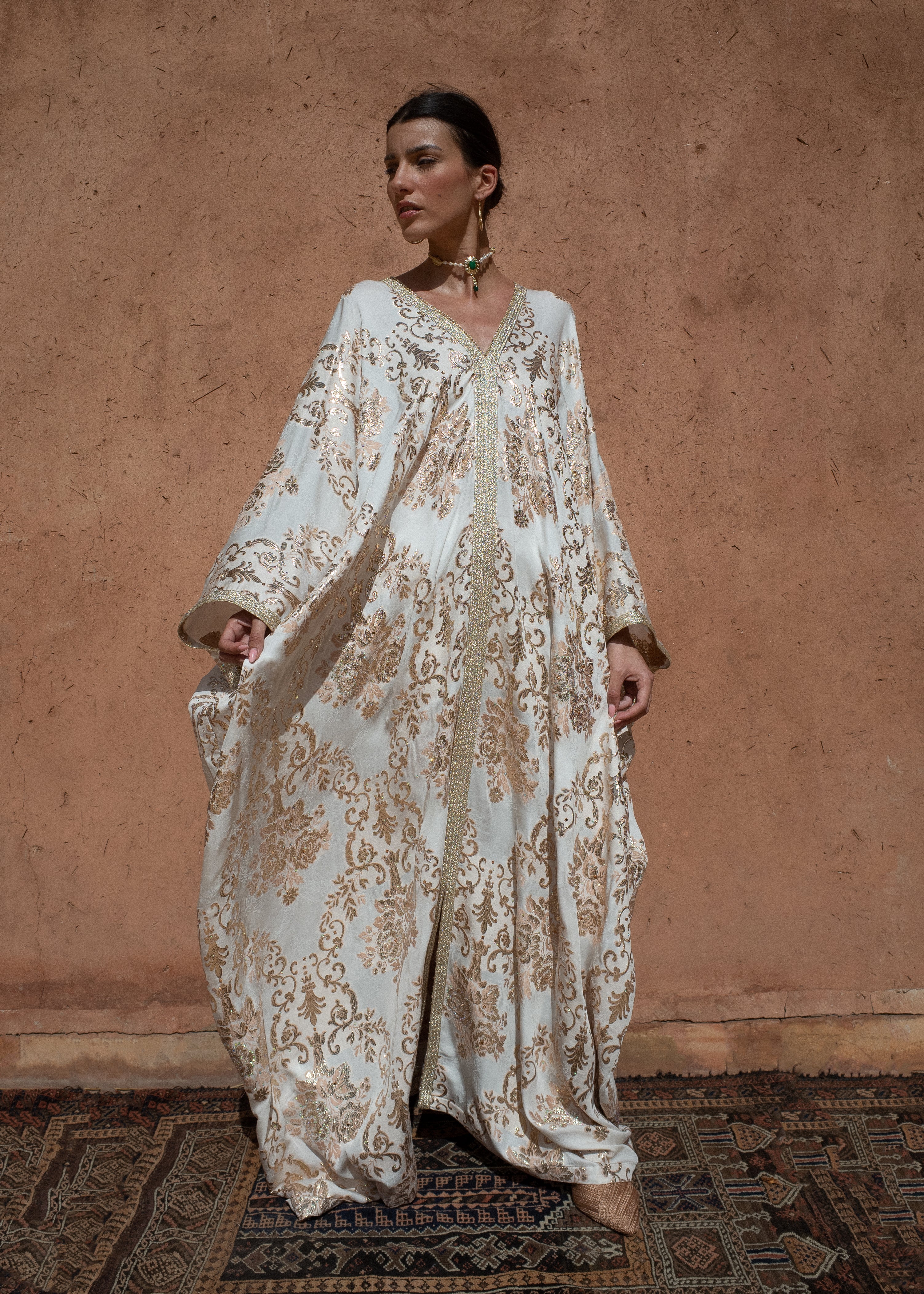 ADAMA SILK KAFTAN / UNIQUE PIECE