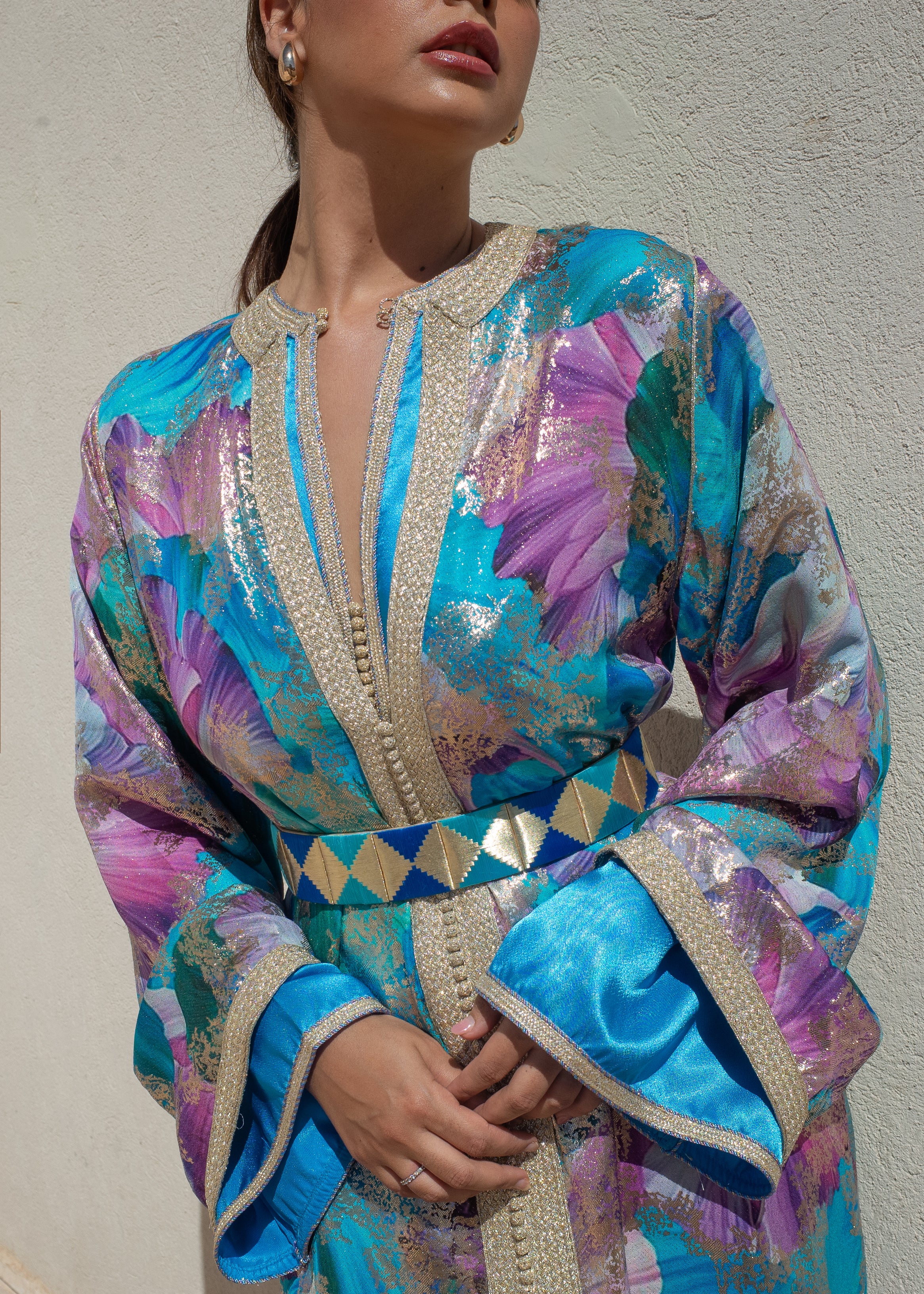 TANGIER SILK 2 PIECES KAFTAN