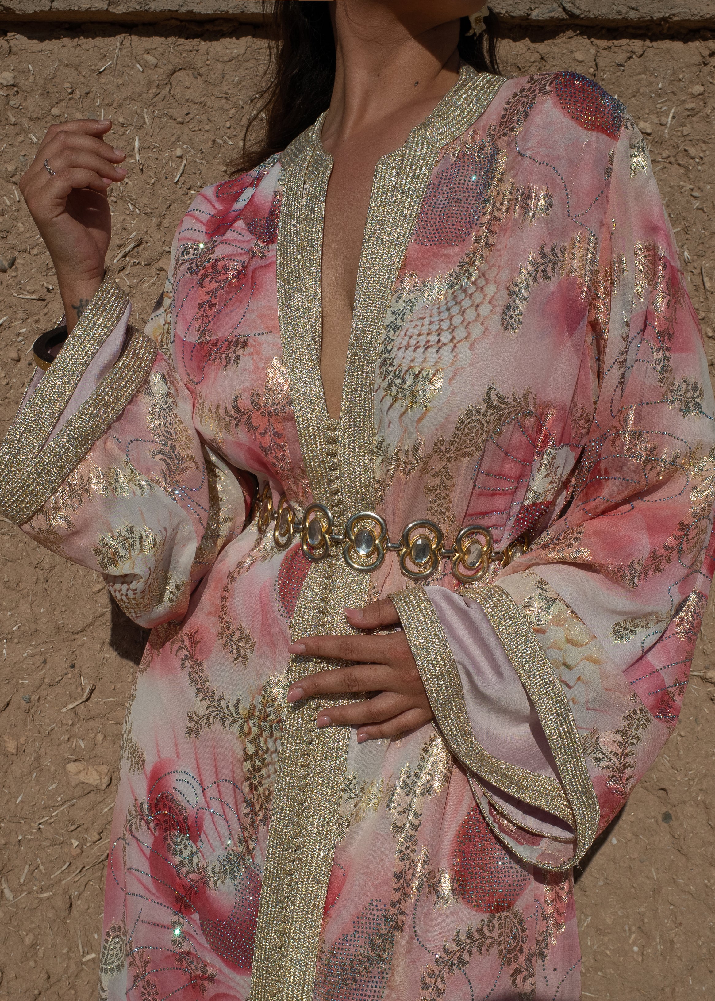 ANIKA SILK KAFTAN 2 PIECES