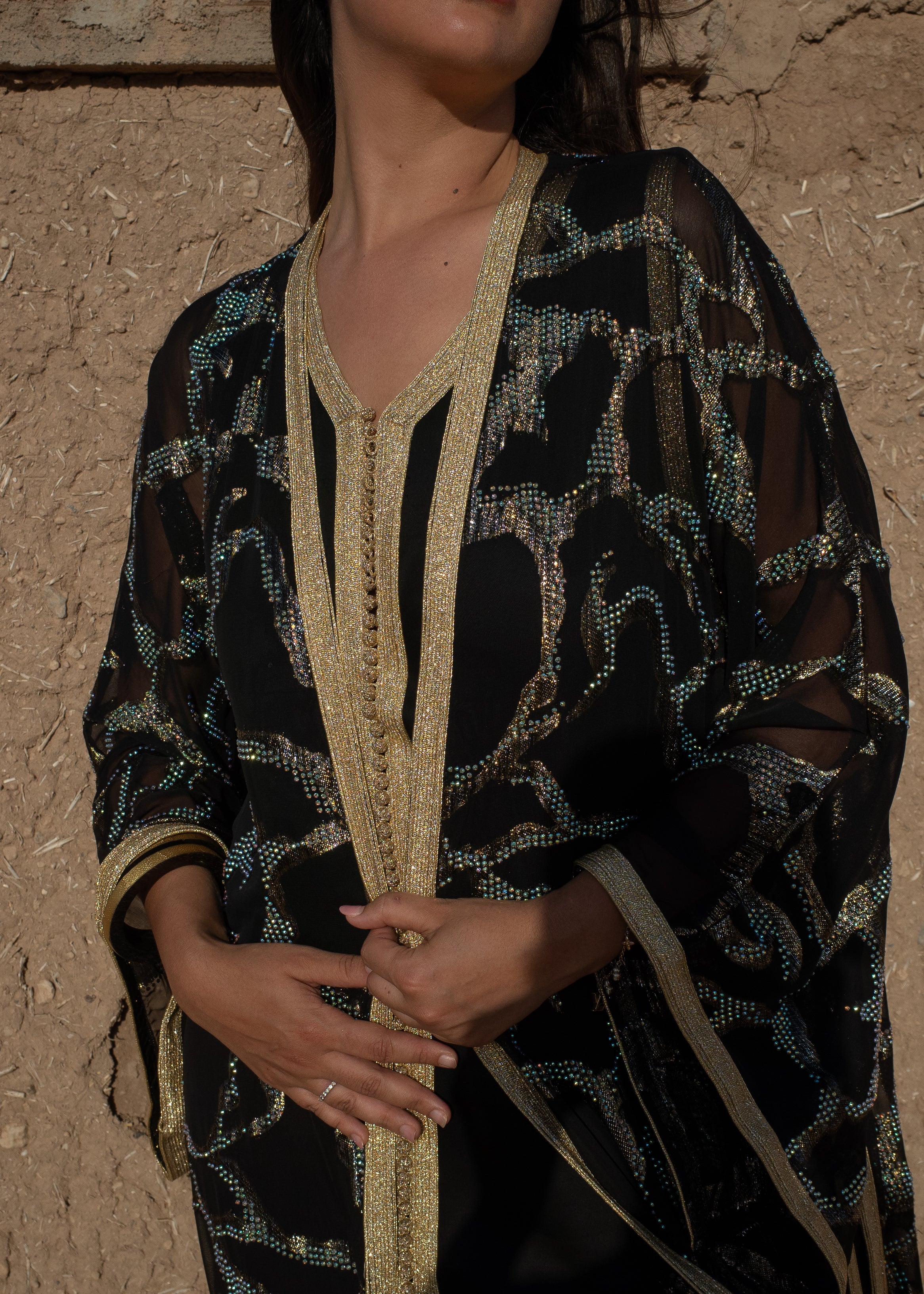 KAMAR 2 PIECES SILK KAFTAN