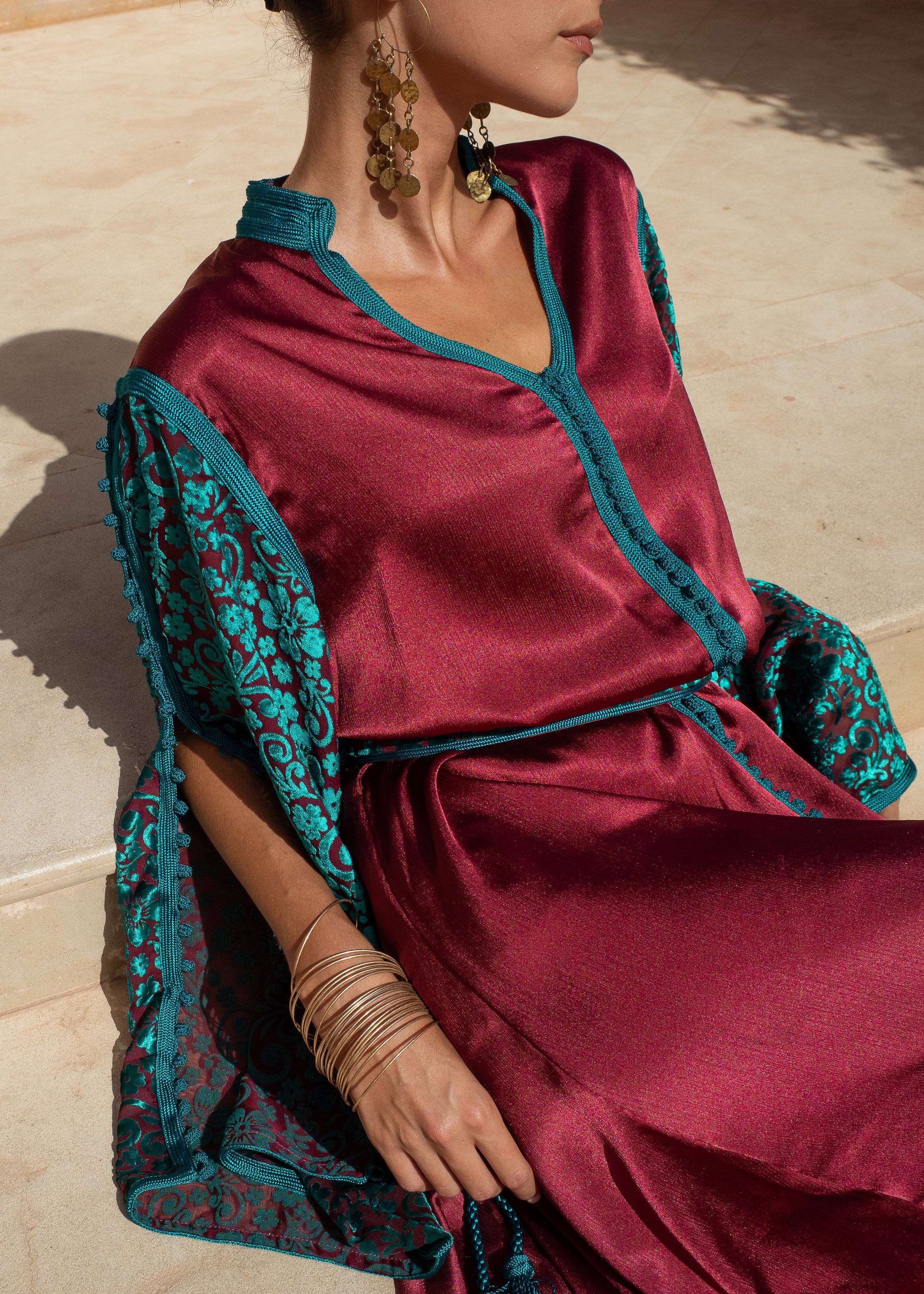 LAISSA SILK KAFTAN