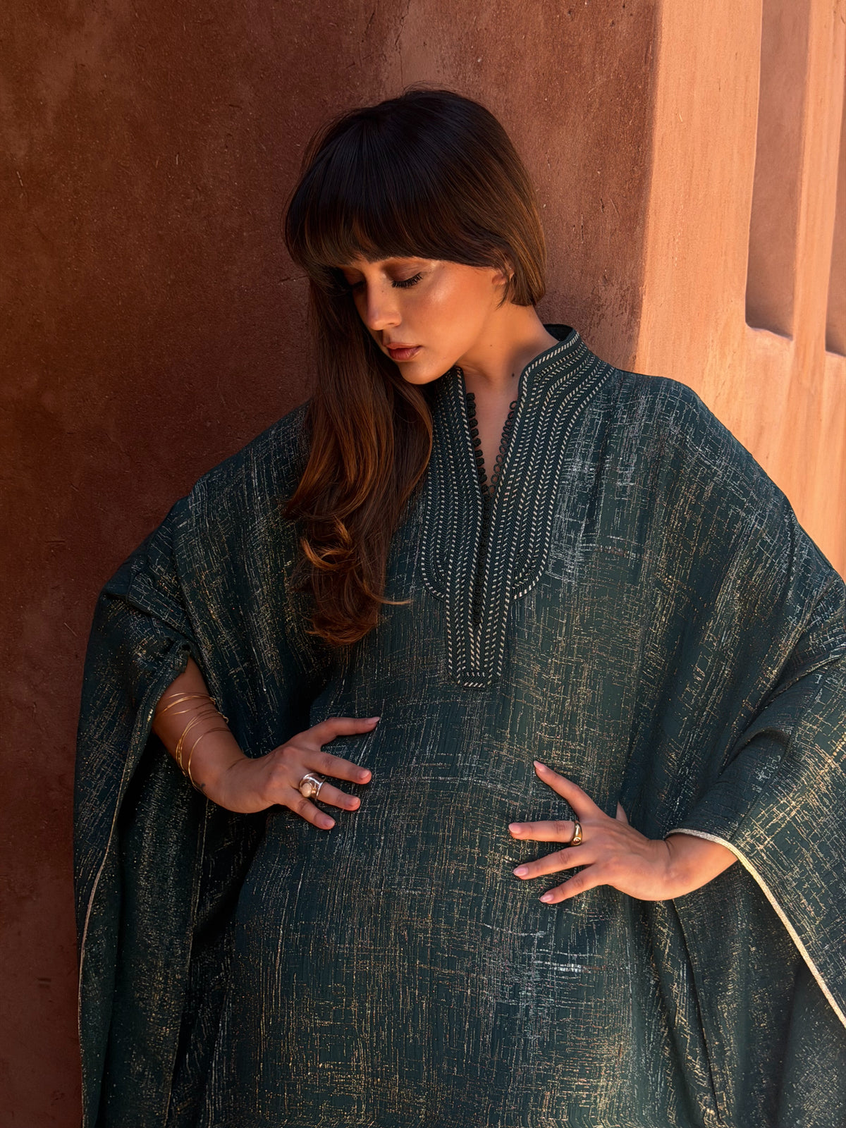 Aziza Viscose Kaftan by Moroccan Touch