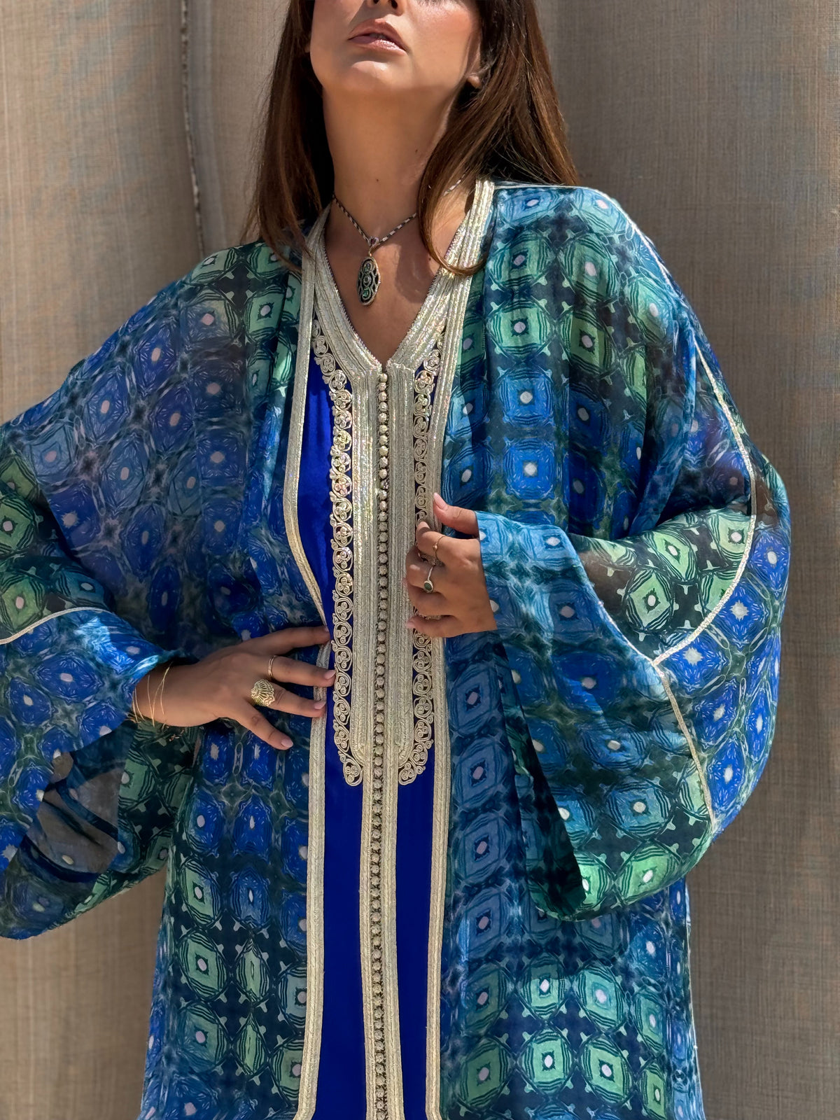 Dalia Two-Piece Kaftan by Moroccan Touch