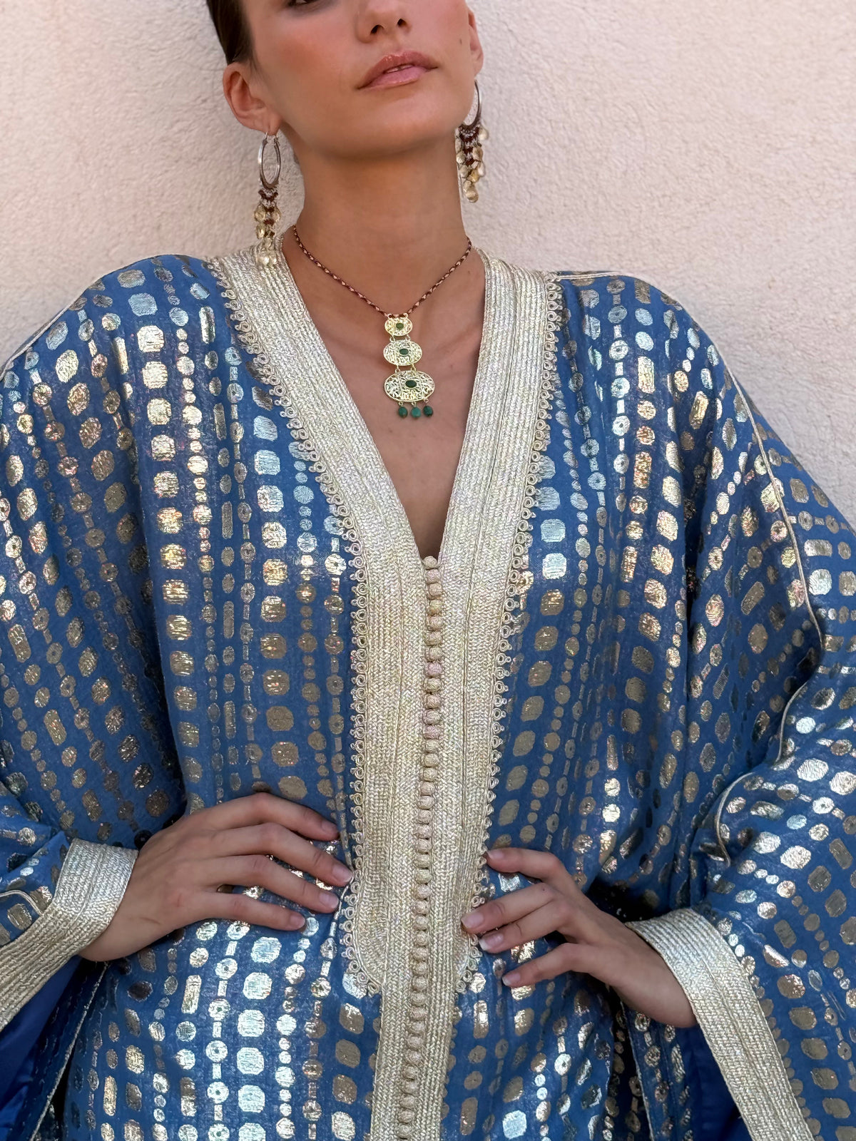 Hafsa Viscose Kaftan by Moroccan Touch