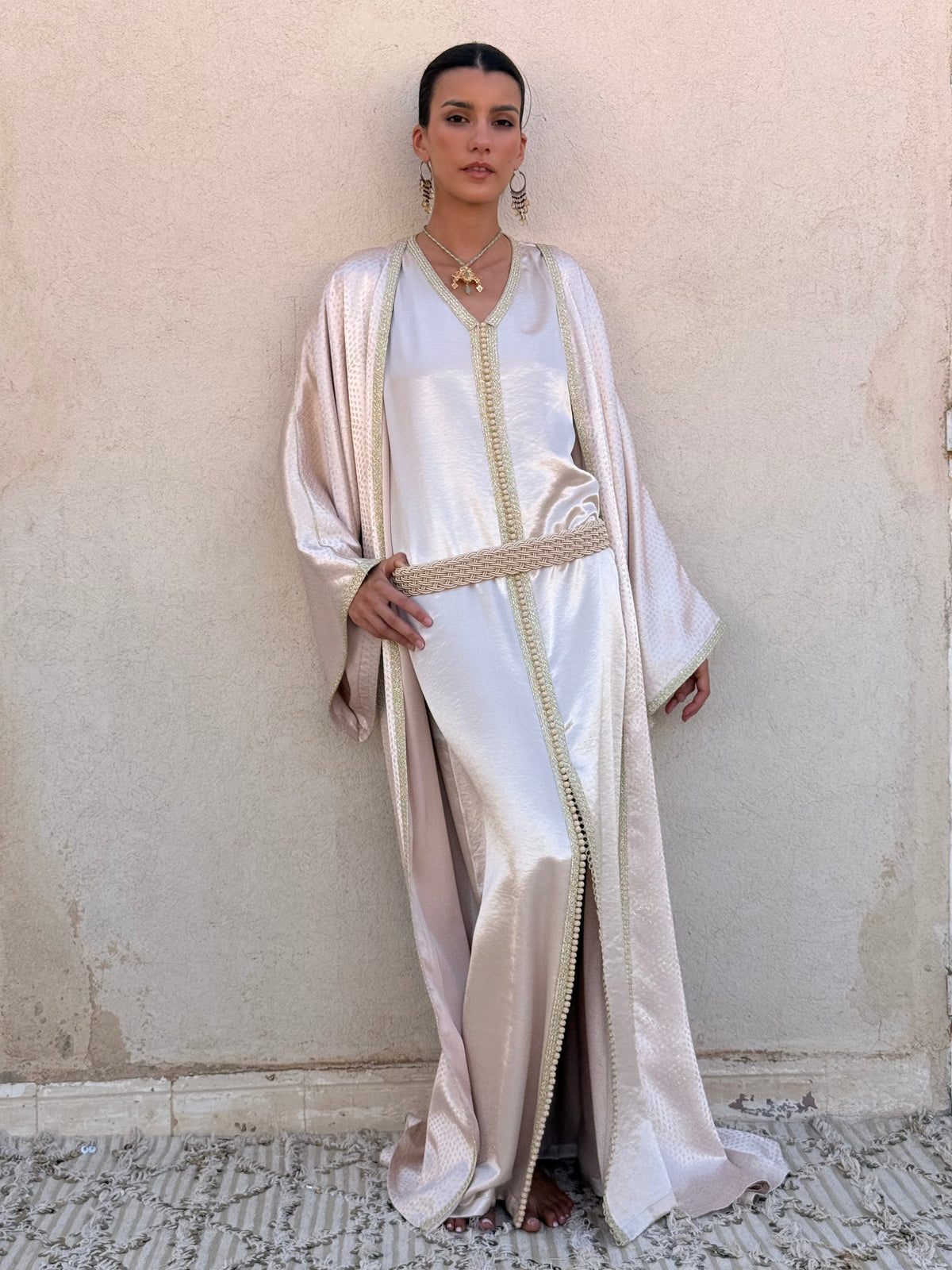 Hayfa Two-Piece Kaftan by Moroccan Touch