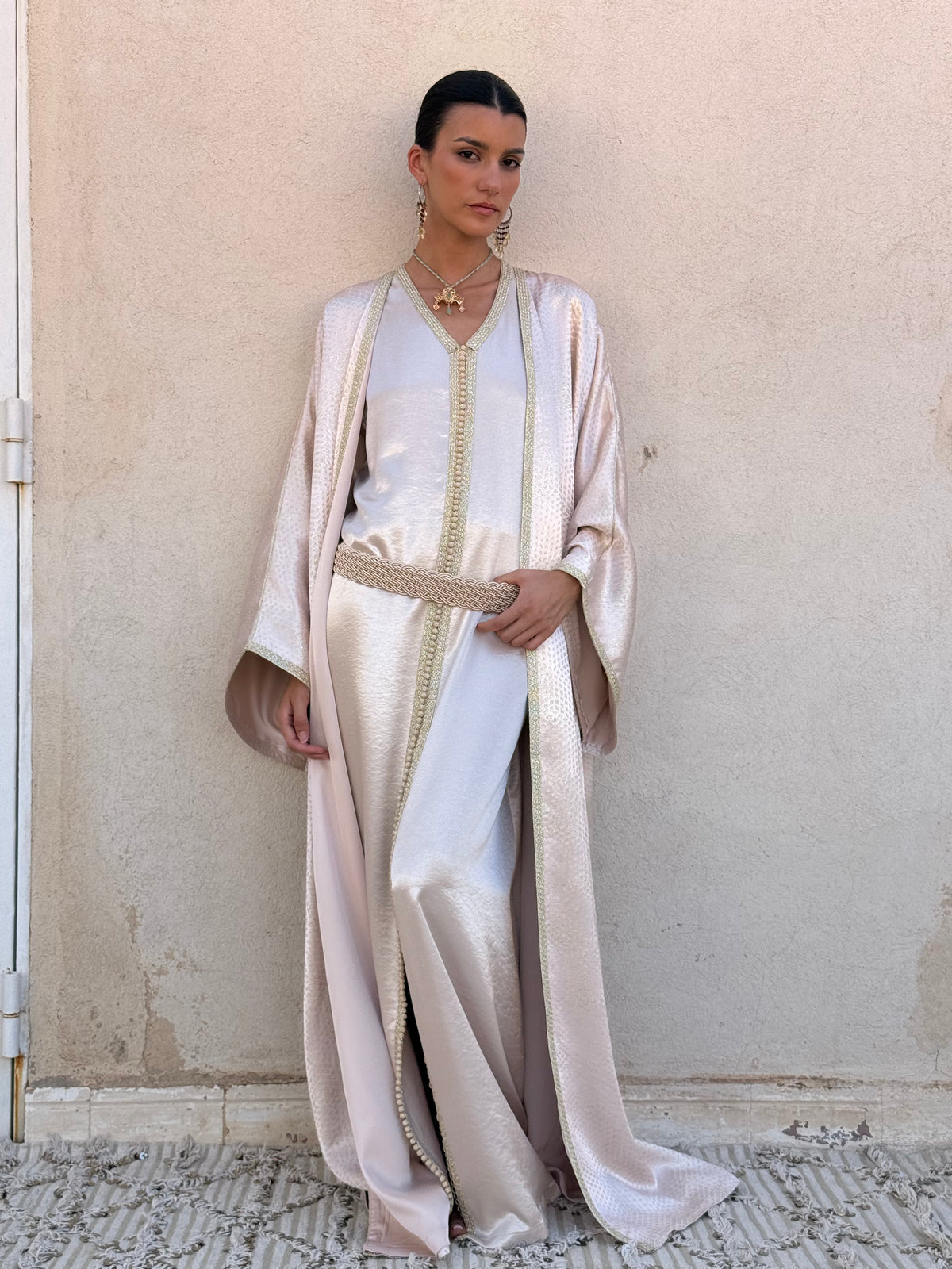 Hayfa Two-Piece Kaftan by Moroccan Touch