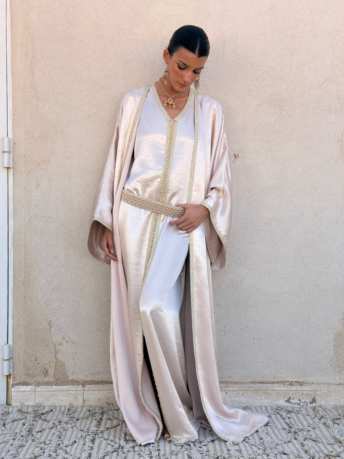 Hayfa Two-Piece Kaftan by Moroccan Touch