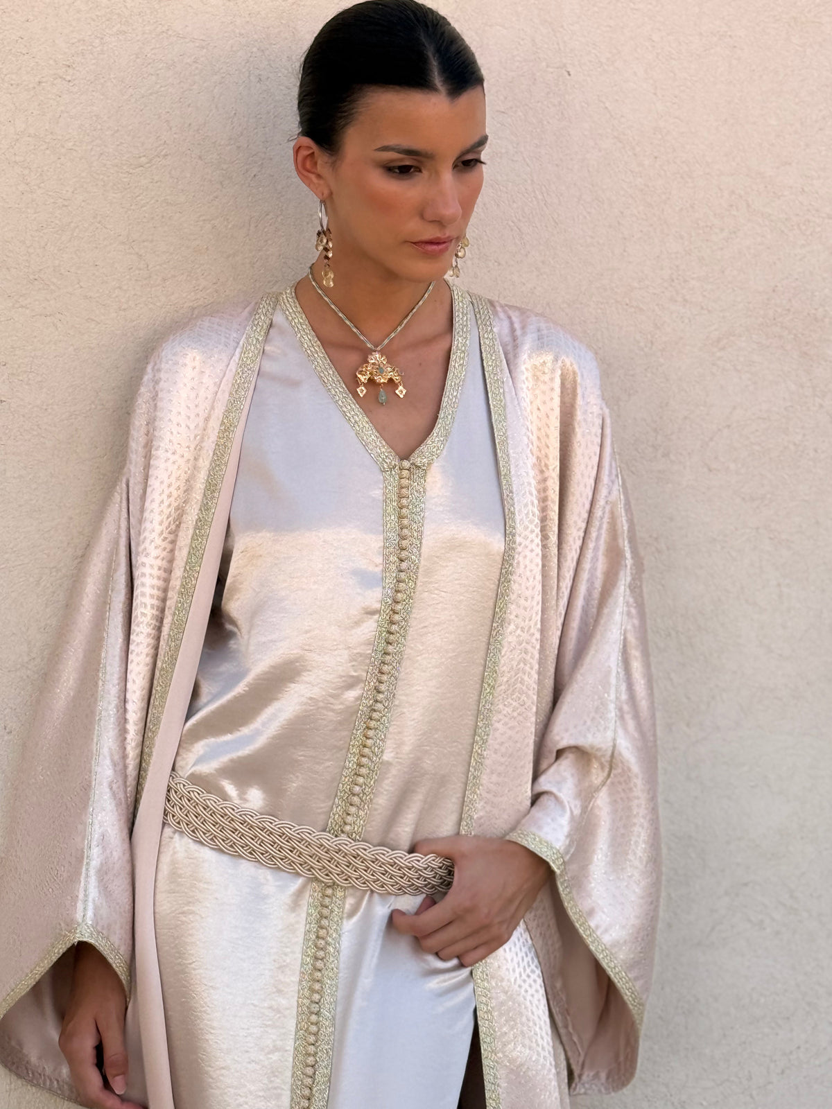 Hayfa Two-Piece Kaftan by Moroccan Touch