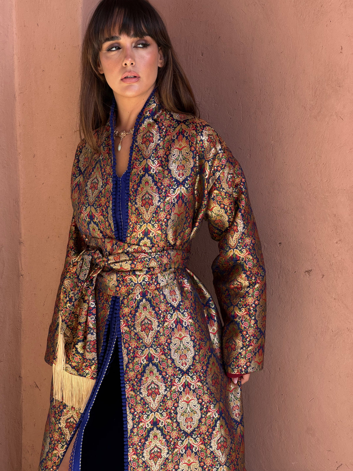 Hiba Two-Piece Kaftan & Kimono by Moroccan Touch