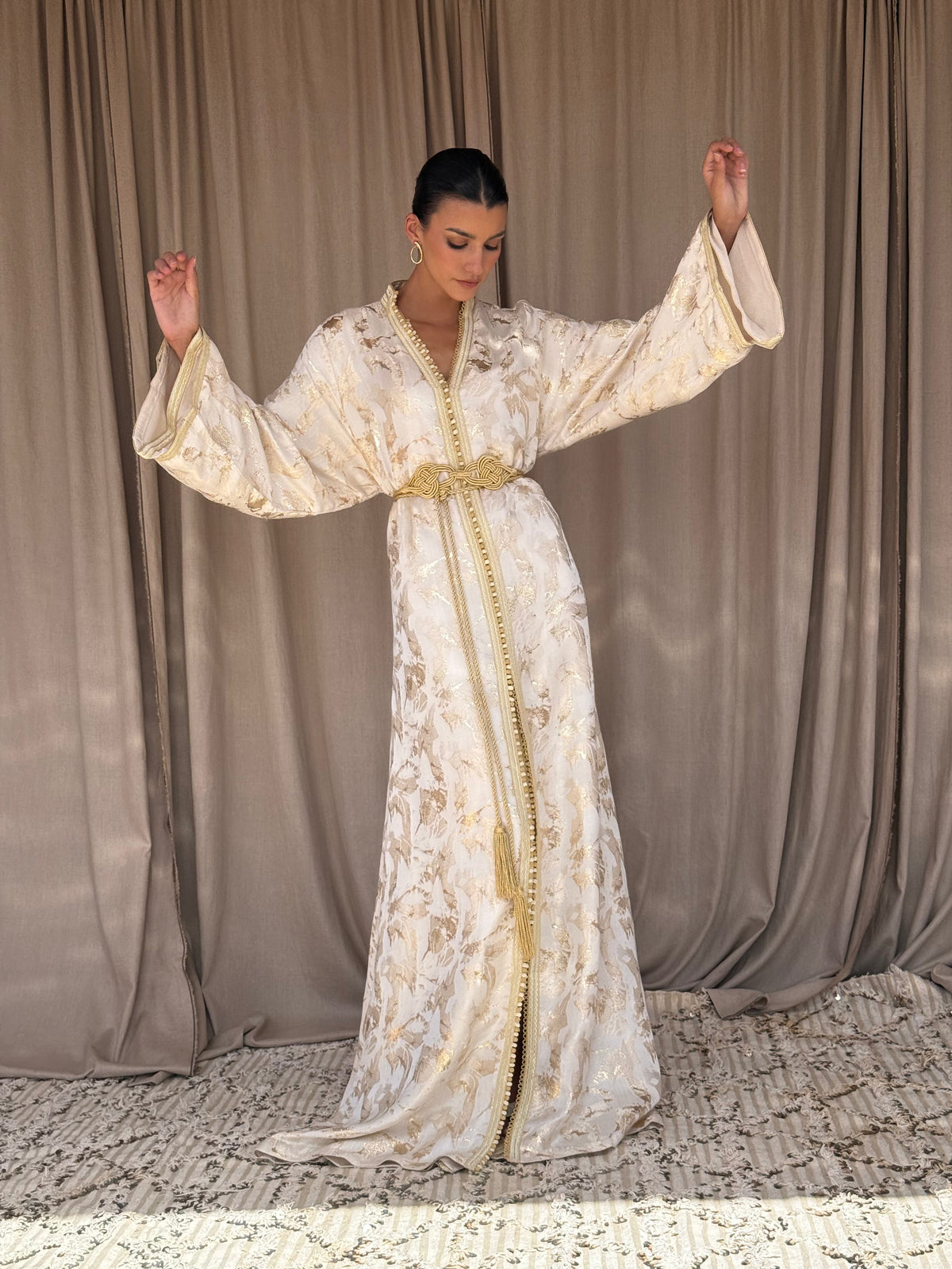 Iffat Two-Piece Kaftan by Moroccan Touch