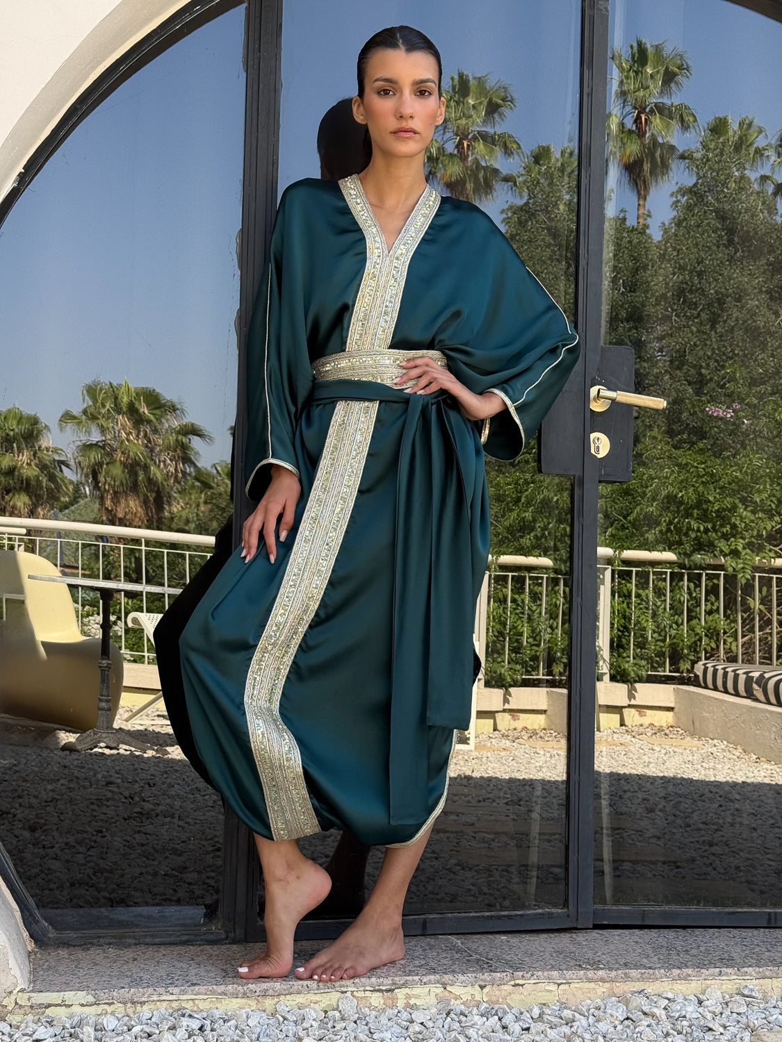 ZAHARA SILK JUMPSUIT