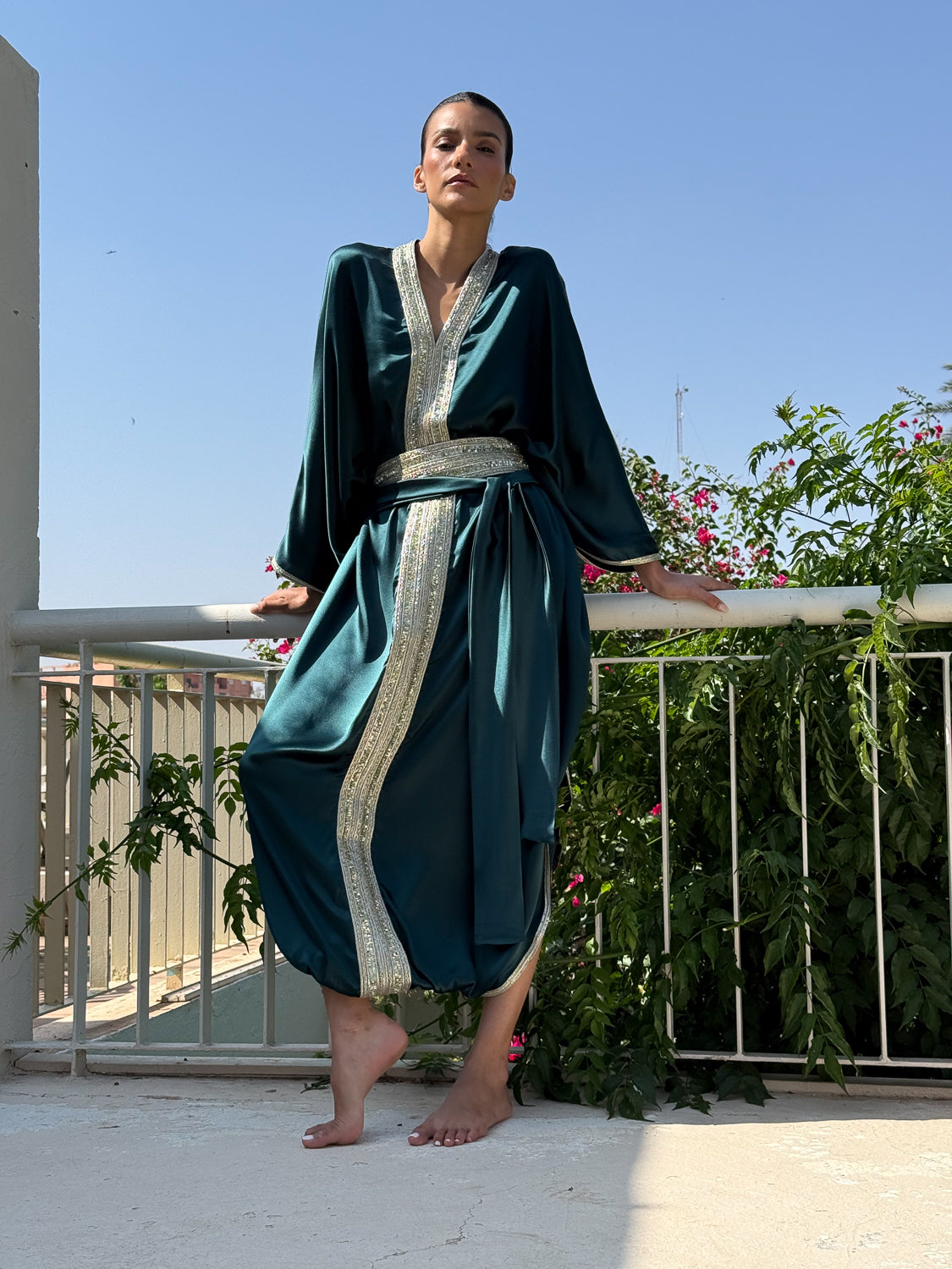 ZAHARA SILK JUMPSUIT