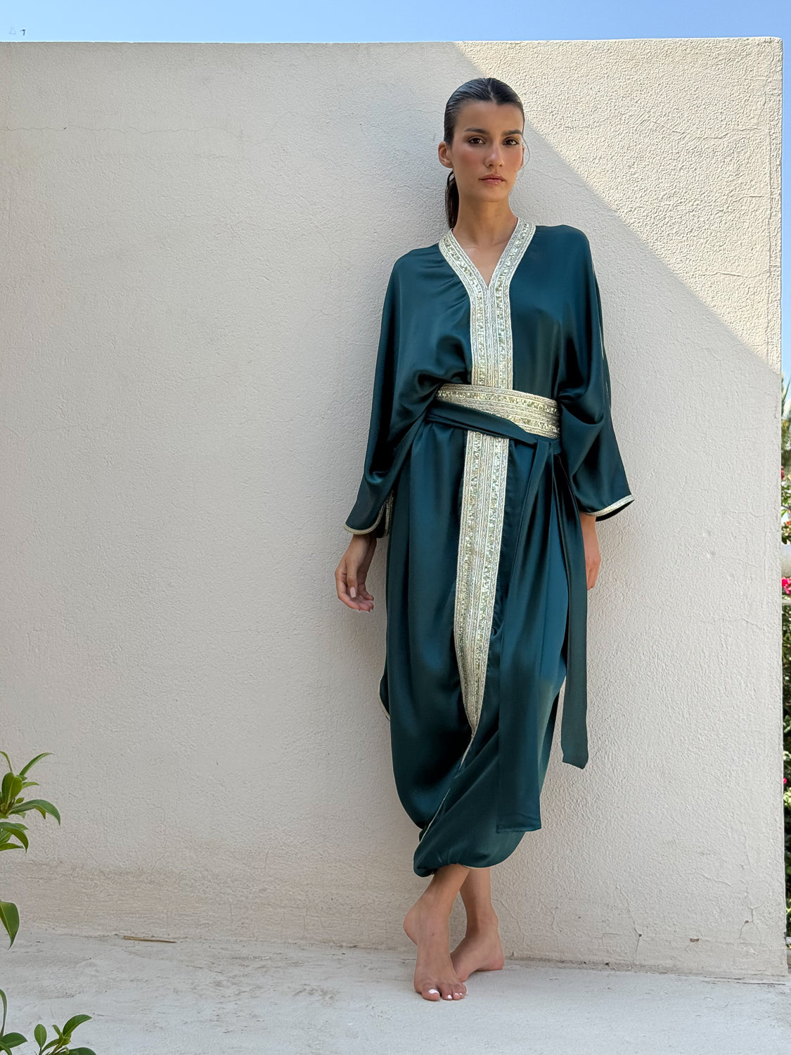 ZAHARA SILK JUMPSUIT