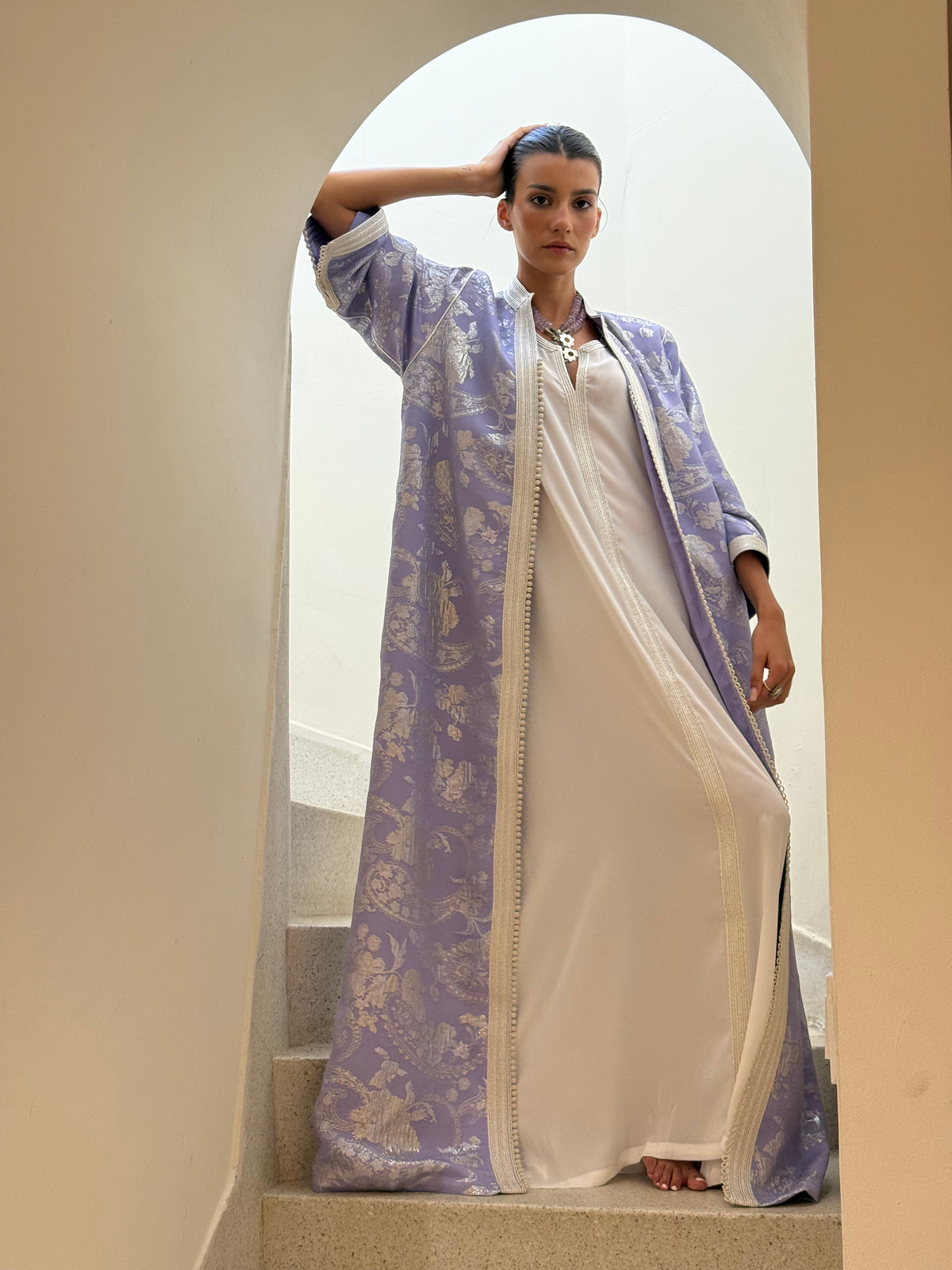 Khuzama Two-Piece Kaftan by Moroccan Touch