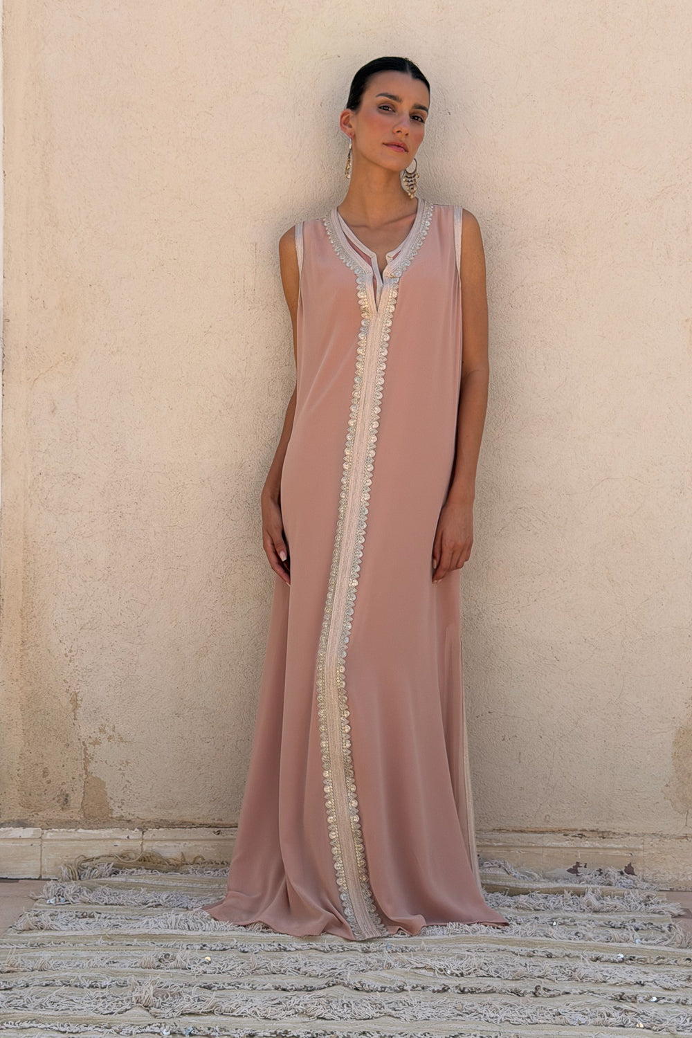 AMBER TWO-PIECE KAFTAN