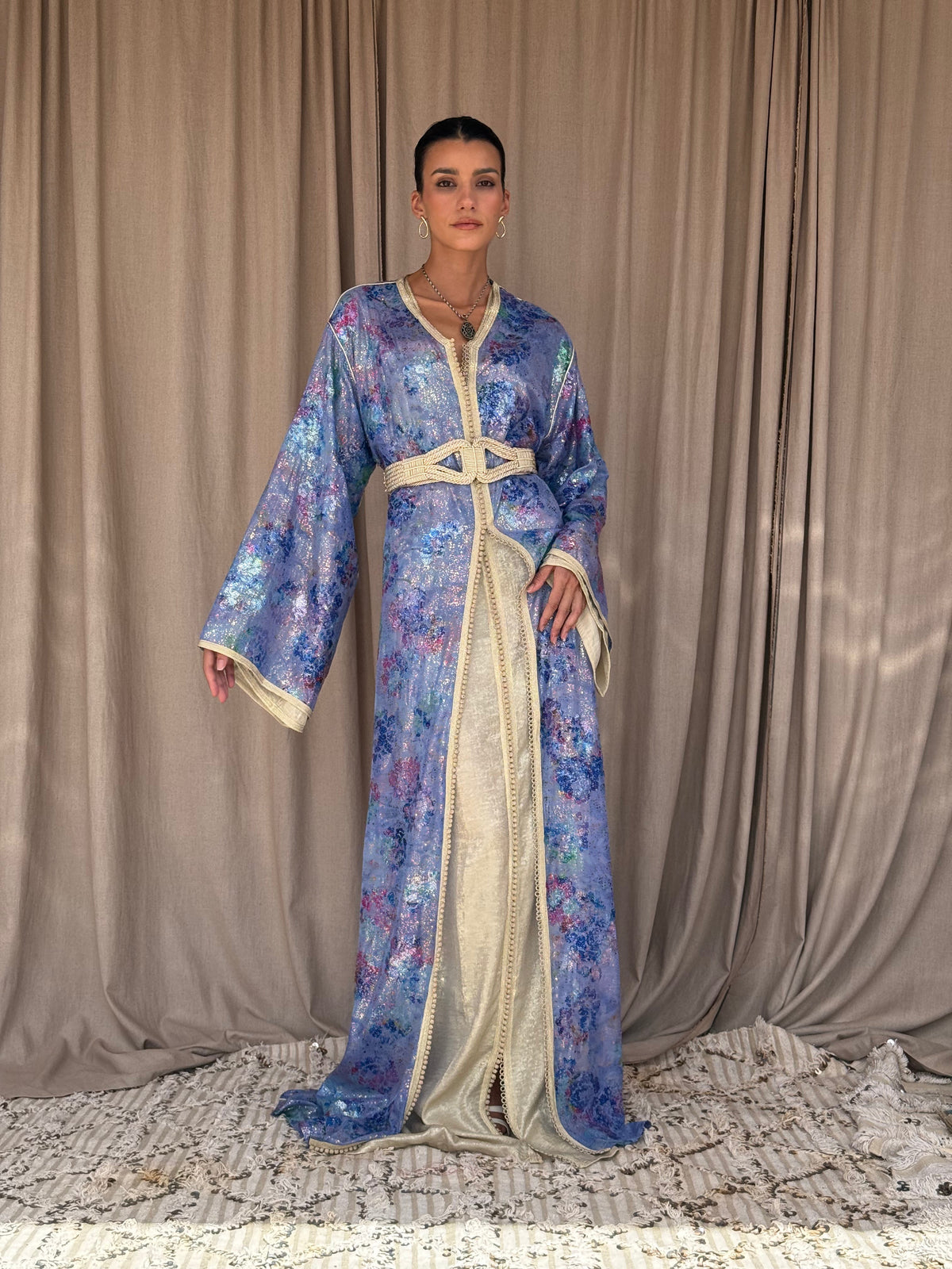 Nouha Two-Piece Kaftan by Moroccan Touch