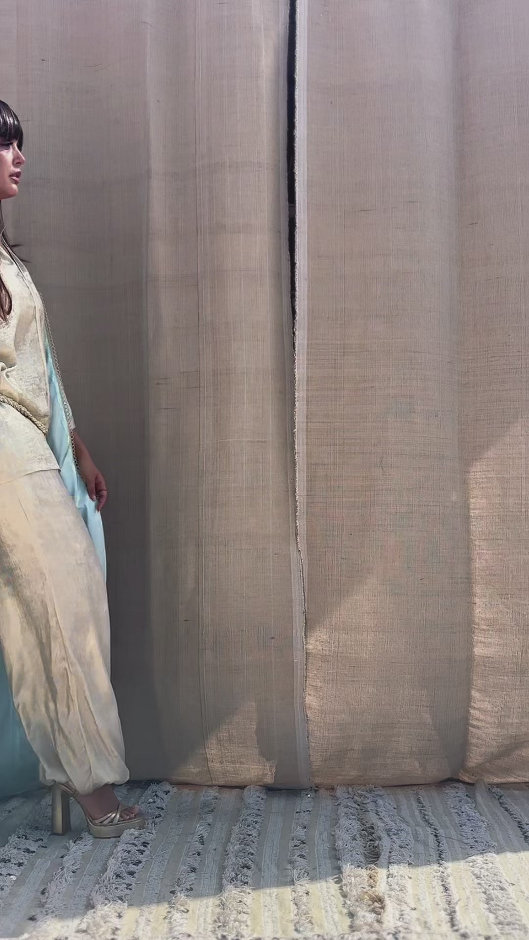 SIDRA TWO-PIECE KAFTAN — video