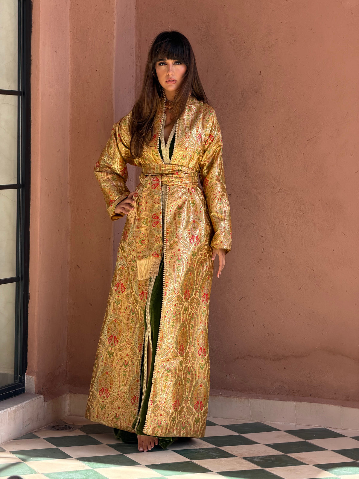 Rania Two-Piece Kaftan & Kimono by Moroccan Touch