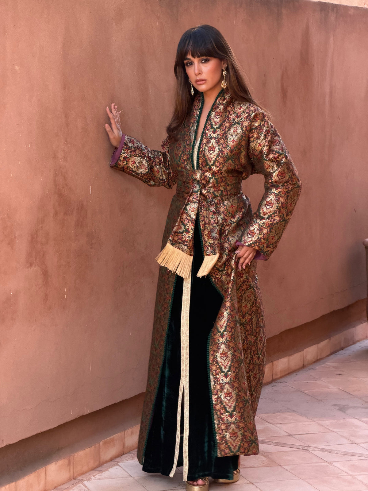 Sanaa Two-Piece Kaftan & Kimono by Moroccan Touch