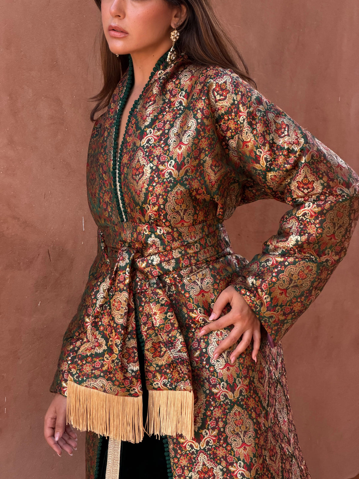 Sanaa Two-Piece Kaftan & Kimono by Moroccan Touch