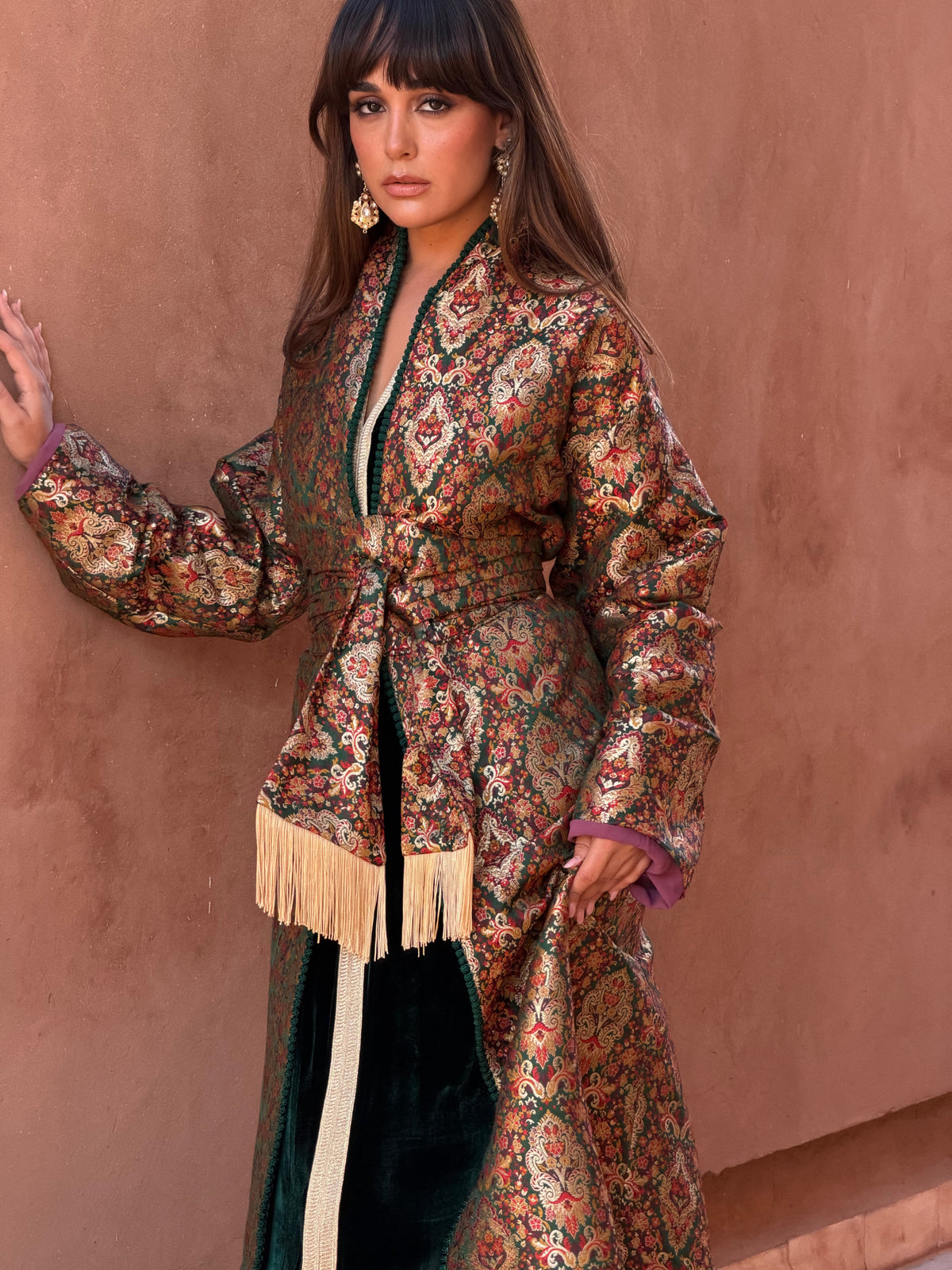 Sanaa Two-Piece Kaftan & Kimono by Moroccan Touch