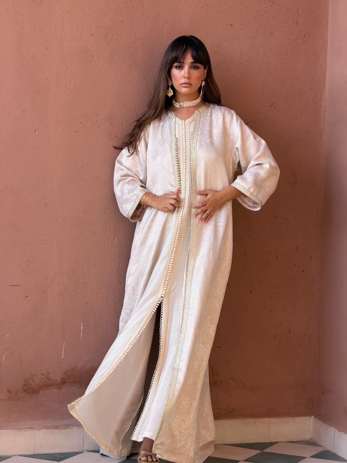 Sarra Two-Piece Kaftan by Moroccan Touch
