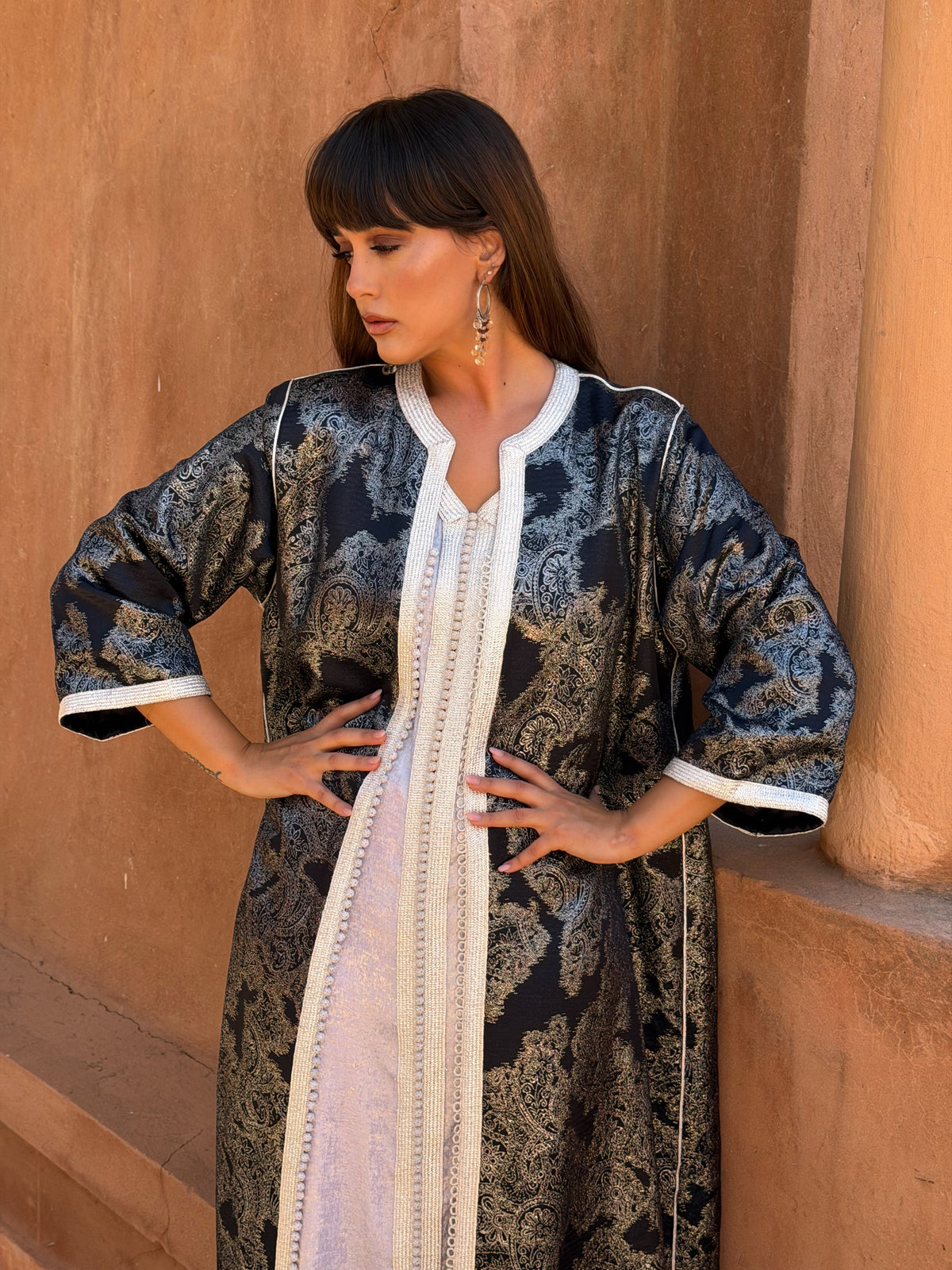 Tasnim Two-Piece Kaftan by Moroccan Touch