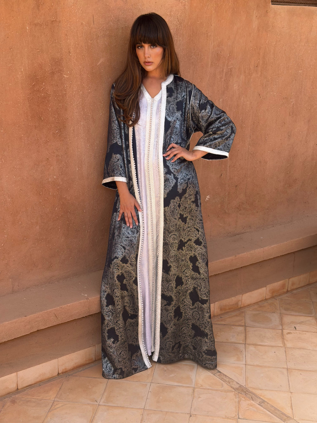 Tasnim Two-Piece Kaftan by Moroccan Touch